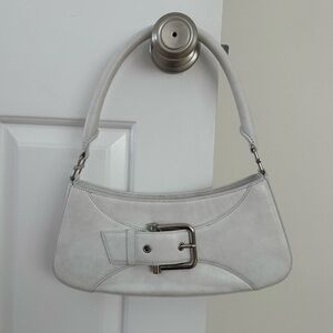OSOI Belted Brocle Shoulder Bag - Marble White. Excellent condition.